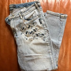 Silver Izzy Ankle Skinny Jeans